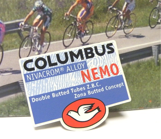 Decals 0222 Columbus NEMO Bicycle Frame and Fork Stickers 