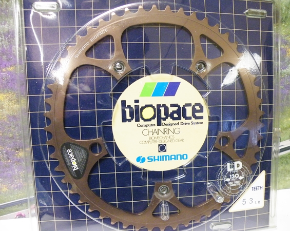 Details about   Shimano 44 Tooth BioPace Chainring 110mm BCD NOS 