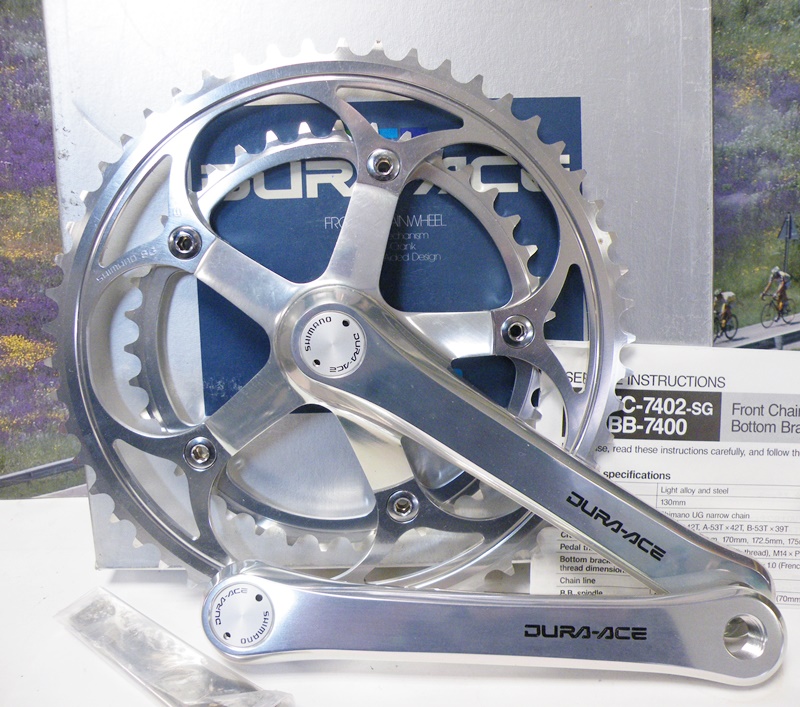Details about   NOS NIB SHIMANO 55t DURA ACE 7400 CHAINRING BCD 130 VINTAGE ROAD RACING BIKE 90s 
