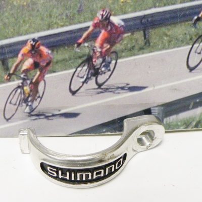 Shimano clamp part for 600 first series front derailleur.