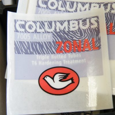 Columbus ZONAL frame sticker