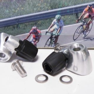 Down tube cable stoppers-adjusters