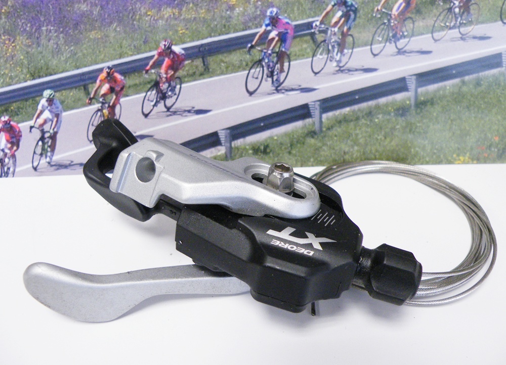 Shimano XT M780 left side shifter 2x3 speed